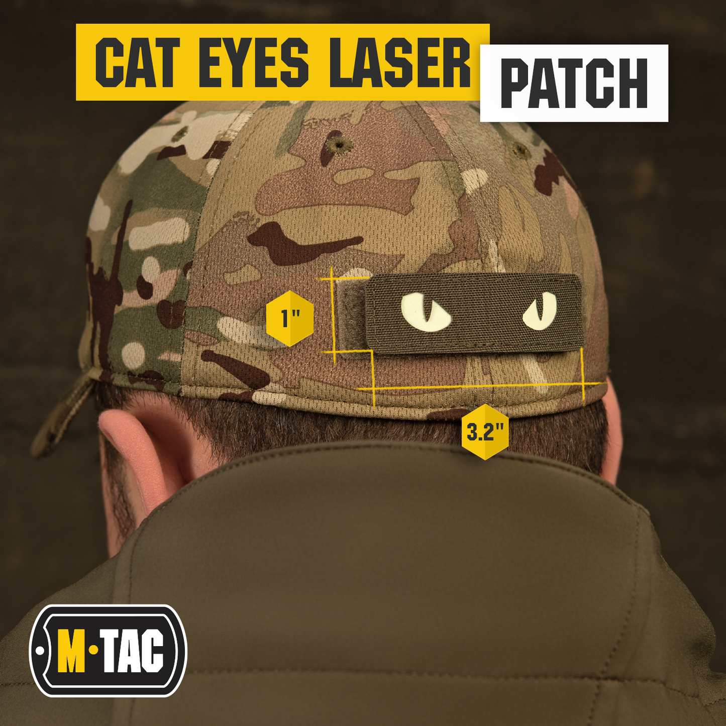 M-Tac Patch Cat Eyes Laser Cut