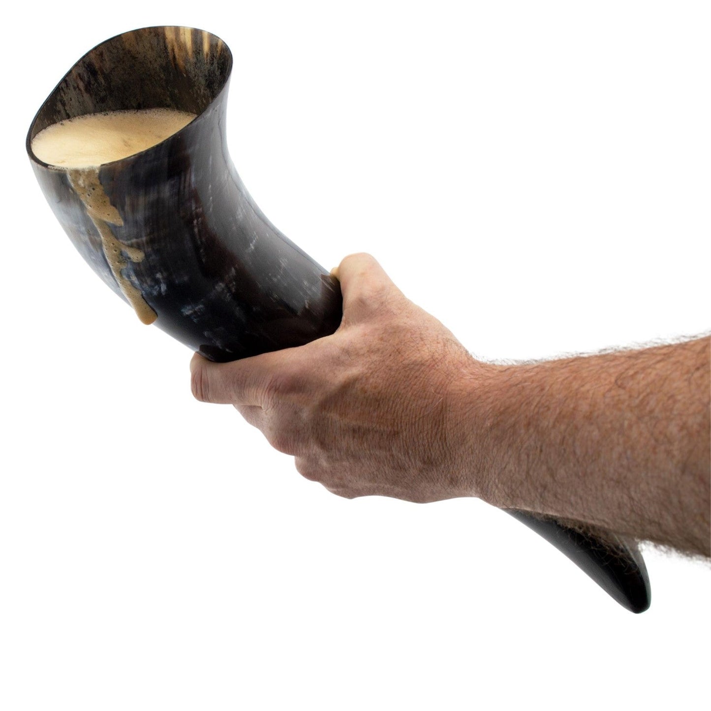 Drinking Horn with Leather Holster | "The Journeyman"