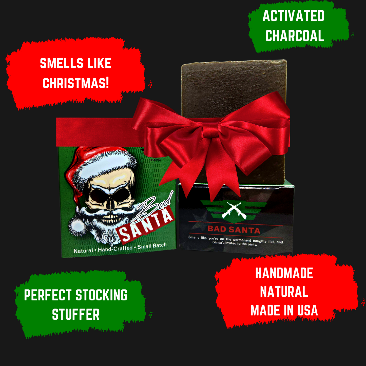 Bad Santa Christmas Soap - Cinnamon and Clove
