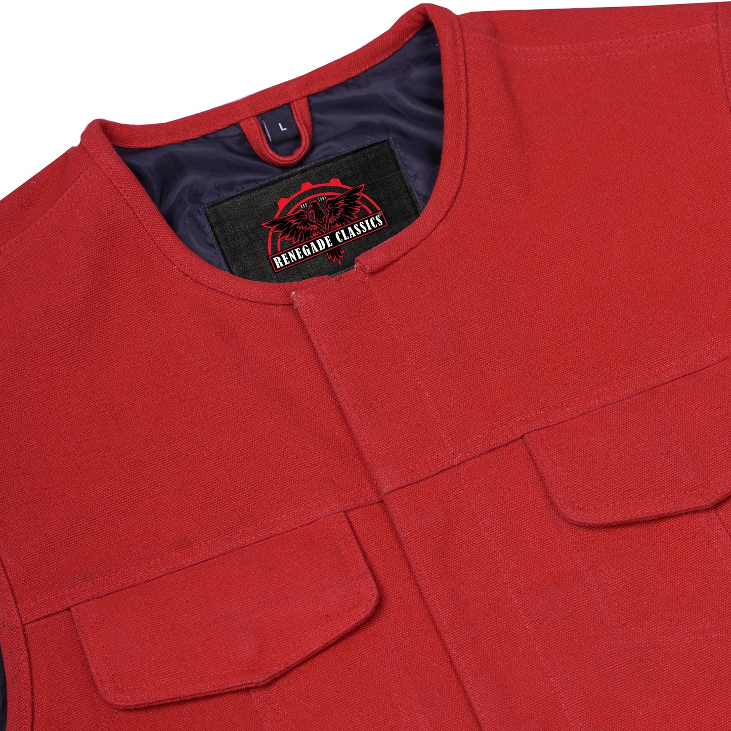 Rustmark Blaze™ Lowcut Mens Textile Motorcycle Vest
