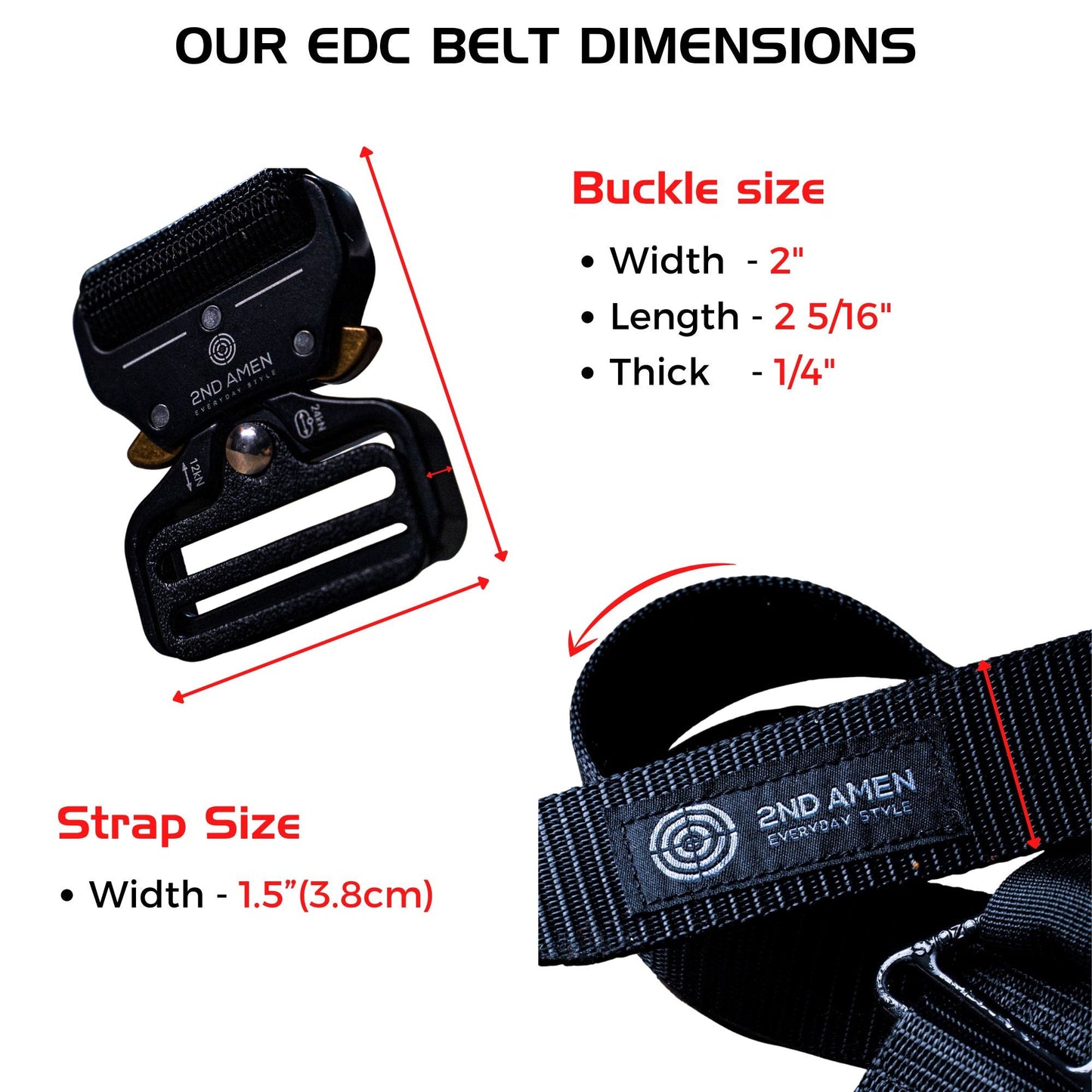 Quick Release Tactical Rigger Belt