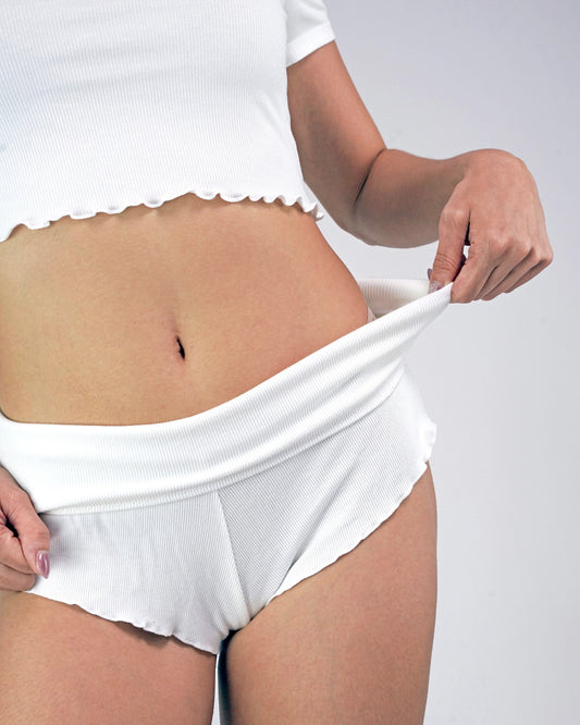 Boyshort - CloudRib™ Ivory