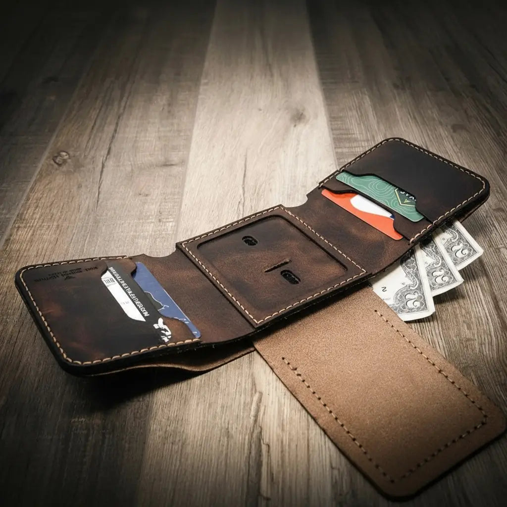 Badge Trifold Wallet