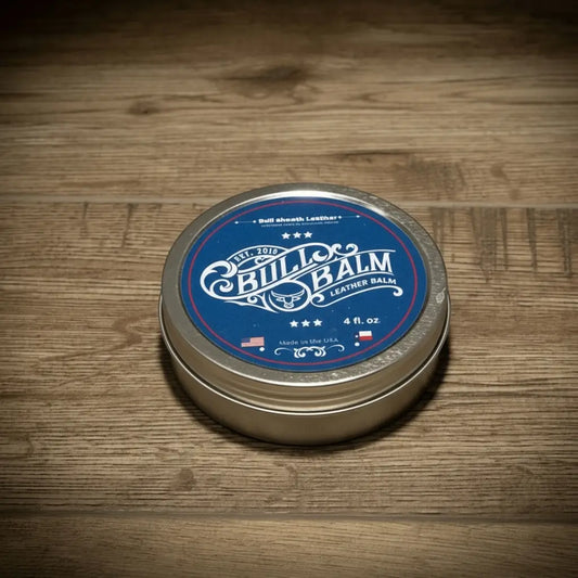 Leather Balm - "Bull Balm" Leather Conditioner - 4oz or 1 oz sizes