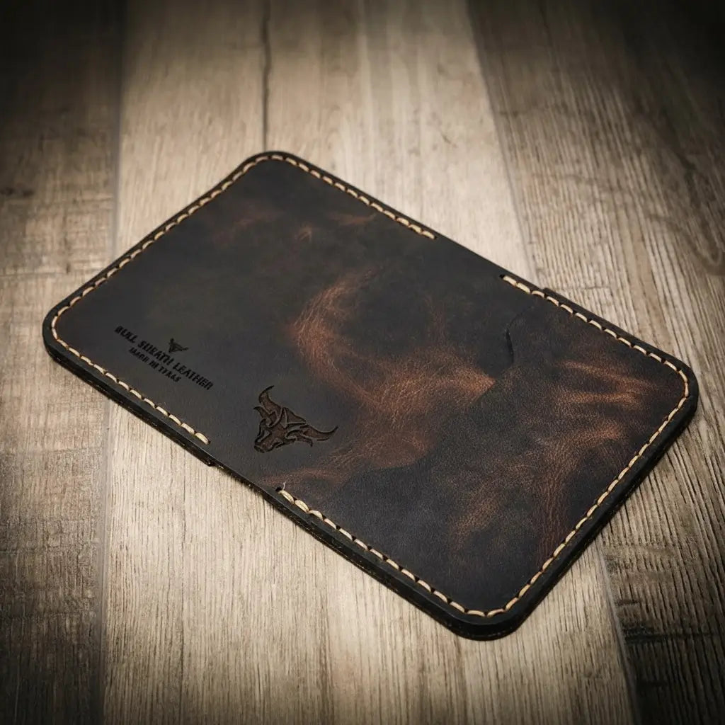 The Georgetown Minimalist Wallet in Walnut Brown
