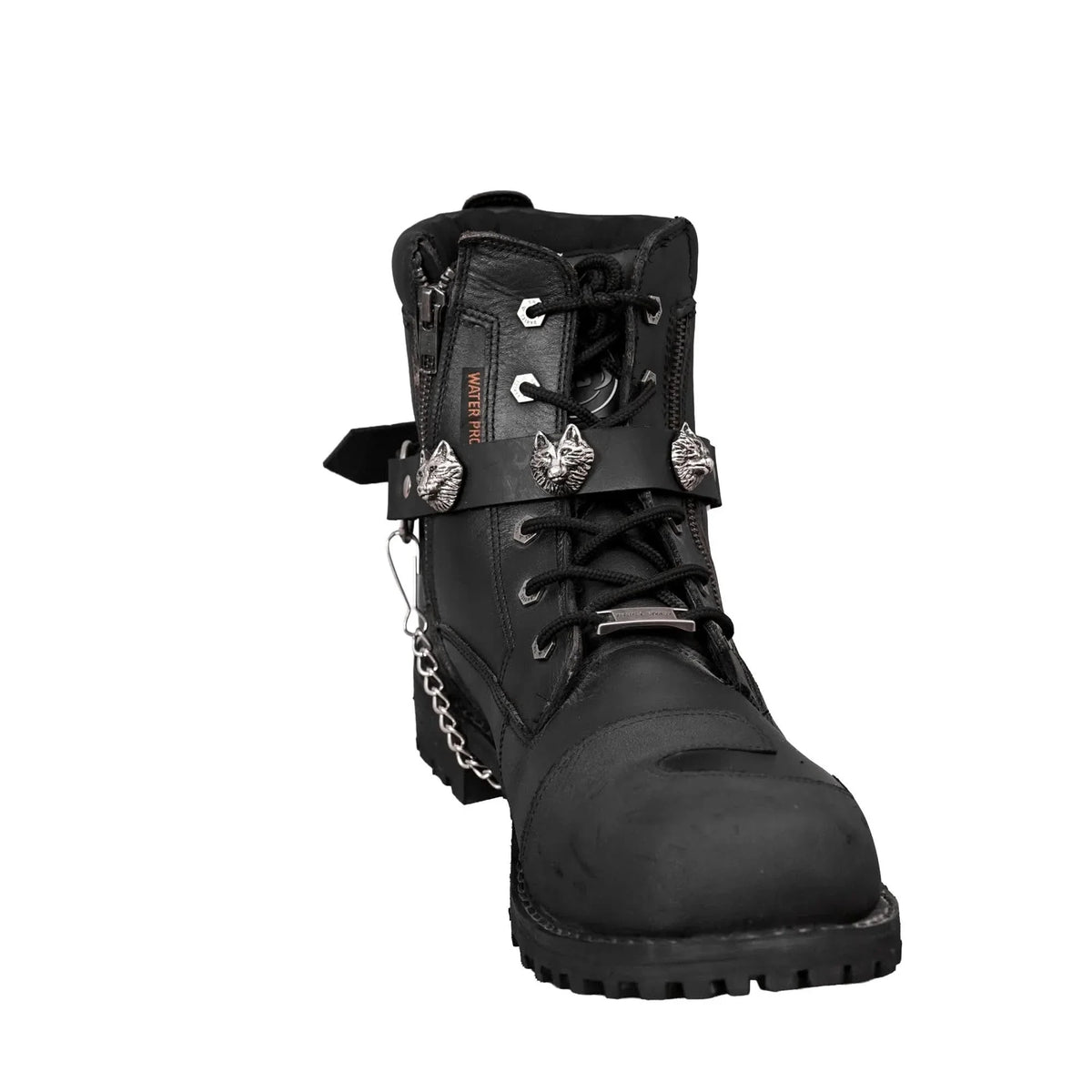 Boot Chain - Silver Wolf Star
