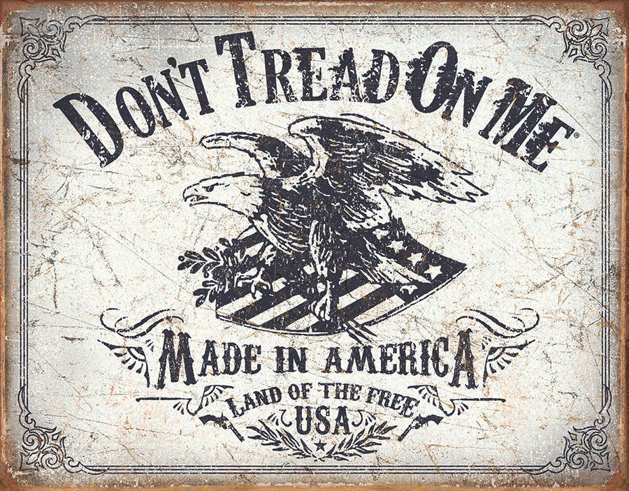 DTOM - Land of the Free Tin Sign