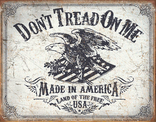 DTOM - Land of the Free Tin Sign