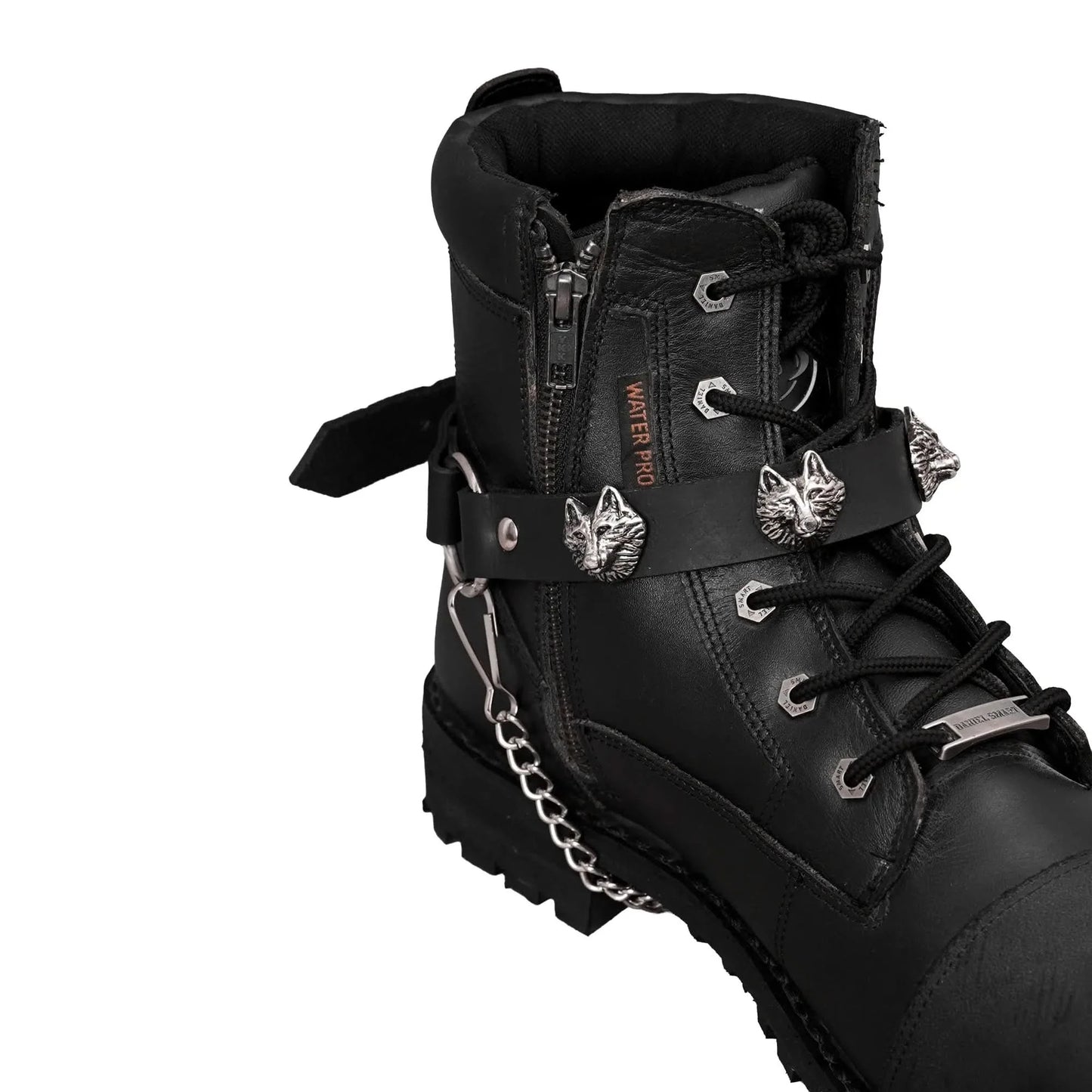 Boot Chain - Silver Wolf Star