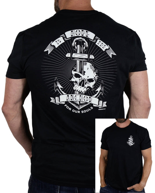 Closeout-Men's Black Anchor T-Shirt