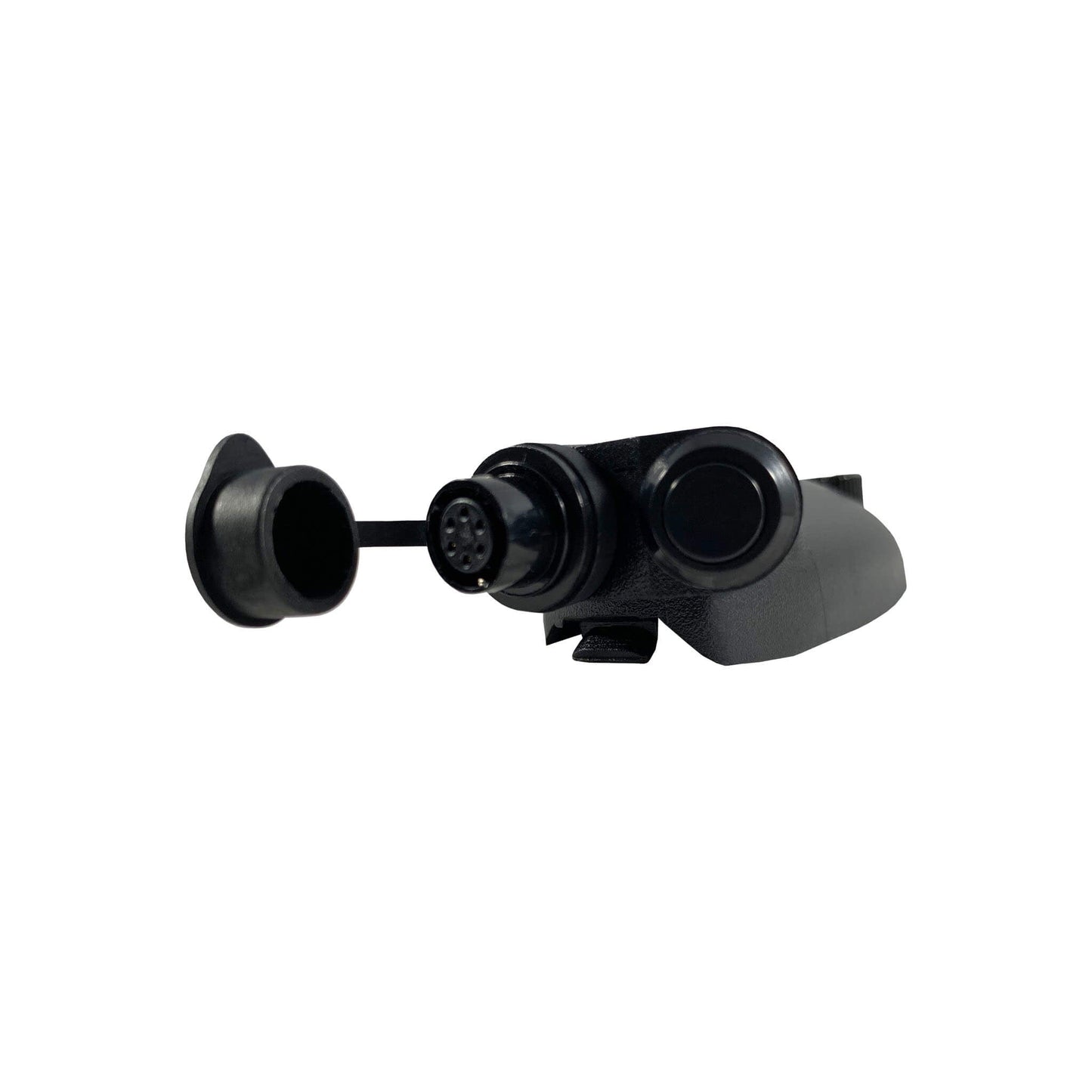 Tactical Radio Adapter/PTT for Headset w/ Quick Disconnect(Hirose): US/Civilian/"Peltor" Wiring, Select ComTac III, XPI Models & Select Helicopter Headsets - Motorola: HT750/1250/1550, MTX850/950/960/8250/9250, PR860 & More