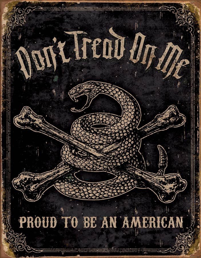 DTOM - Proud American Tin Sign