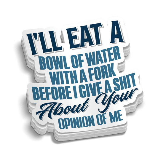 Opinion Of Me - Hard Hat Decal