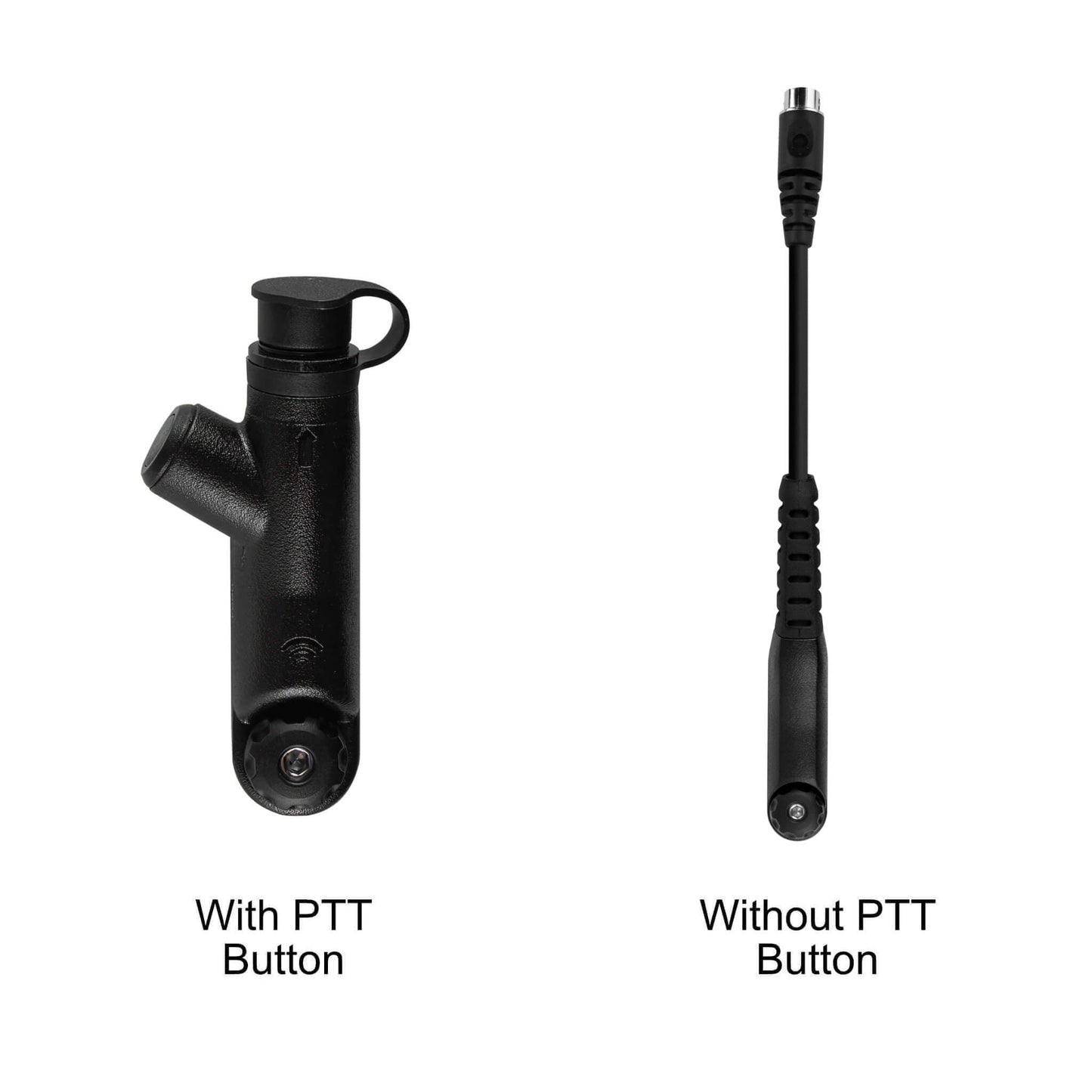 Patrol Mic & Invisible Series Tubeless Earpiece Complete Tactical Kit w/ Quick Disconnect (Hirose) - Motorola R7, MXP600, ION & N Series