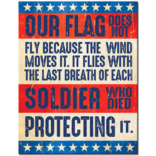 Our Flag Tin Sign