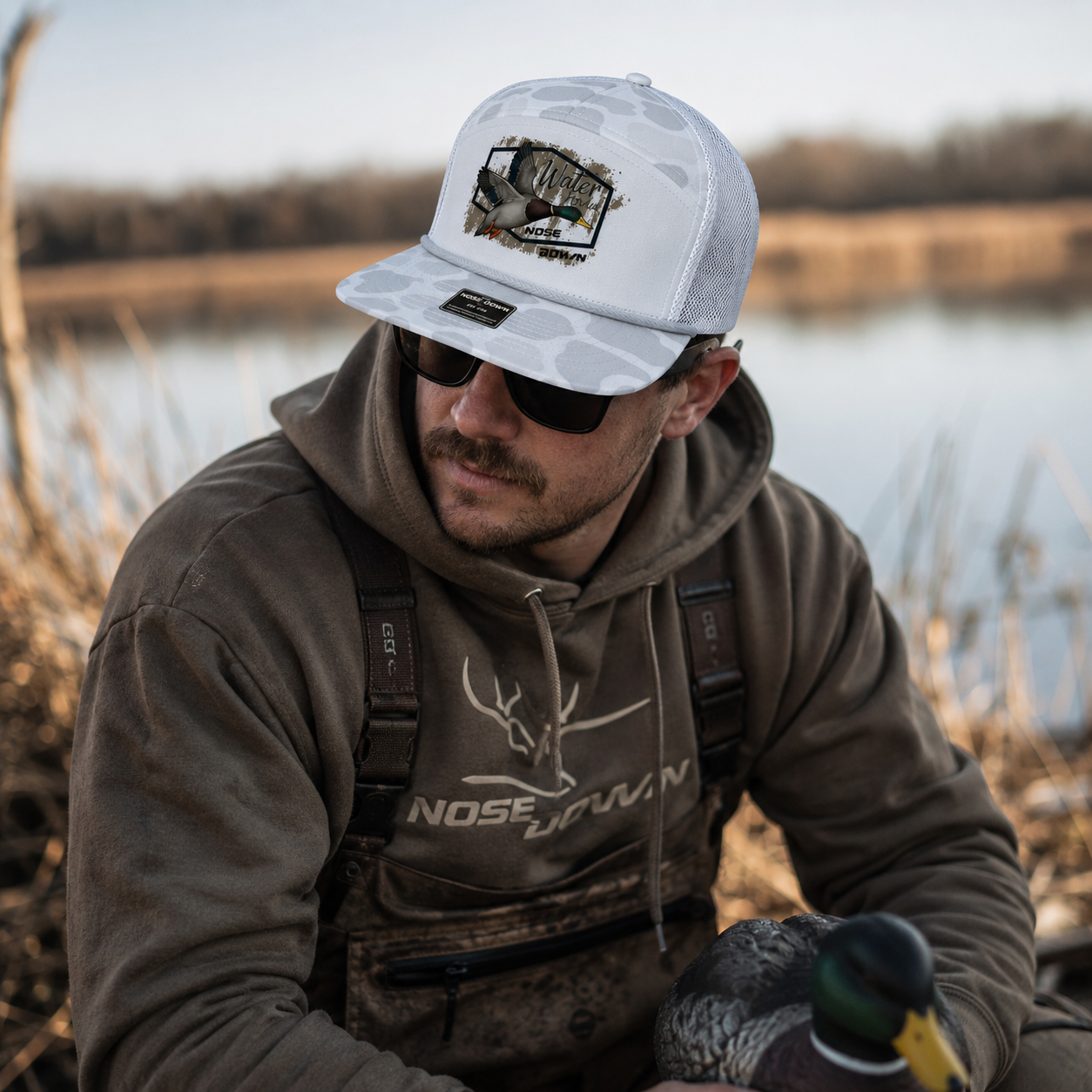 Nose Down Water Fowl 7 Panel