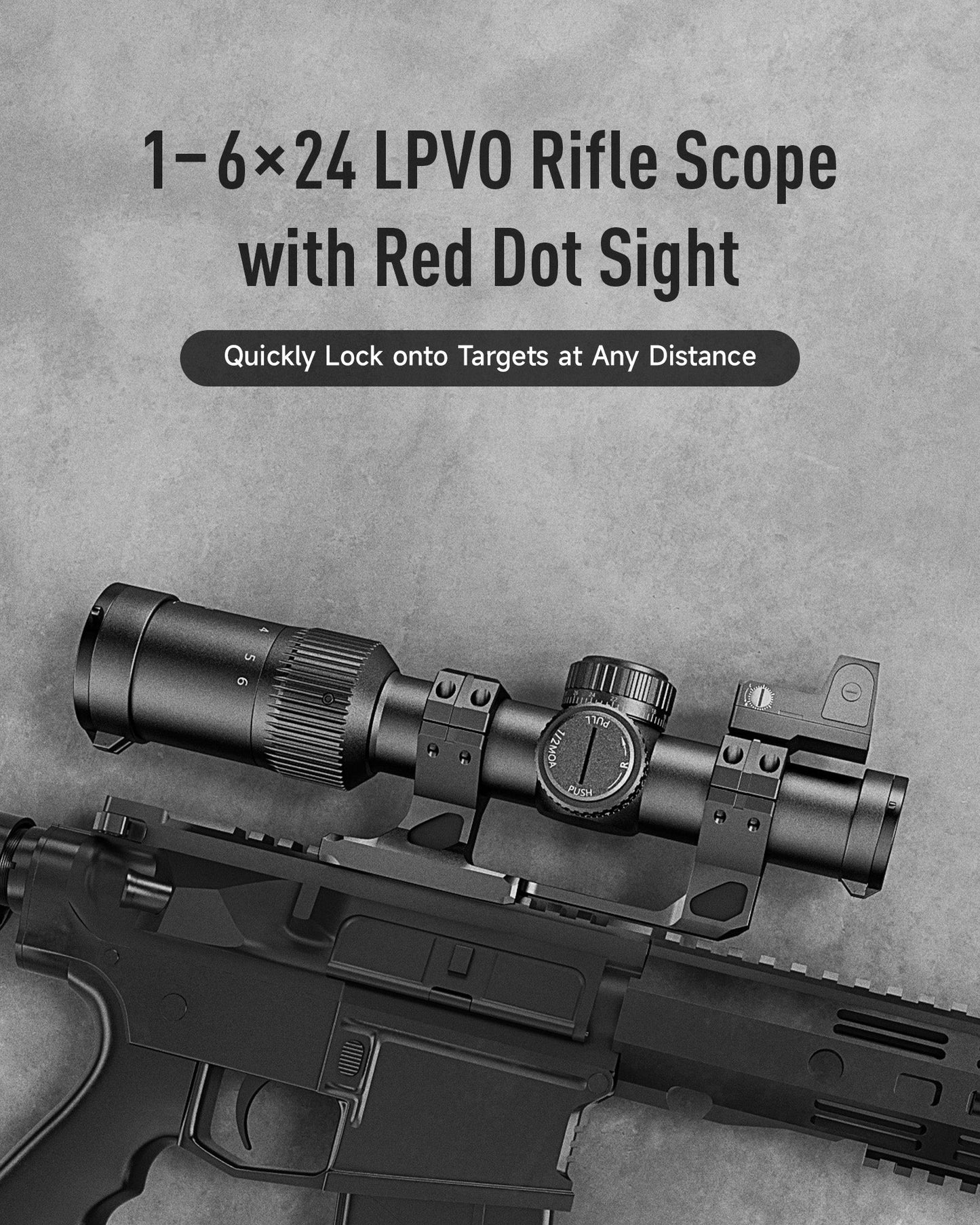 Pinty Nova 1-6x24 LPVO Combo (Tactical Kit)