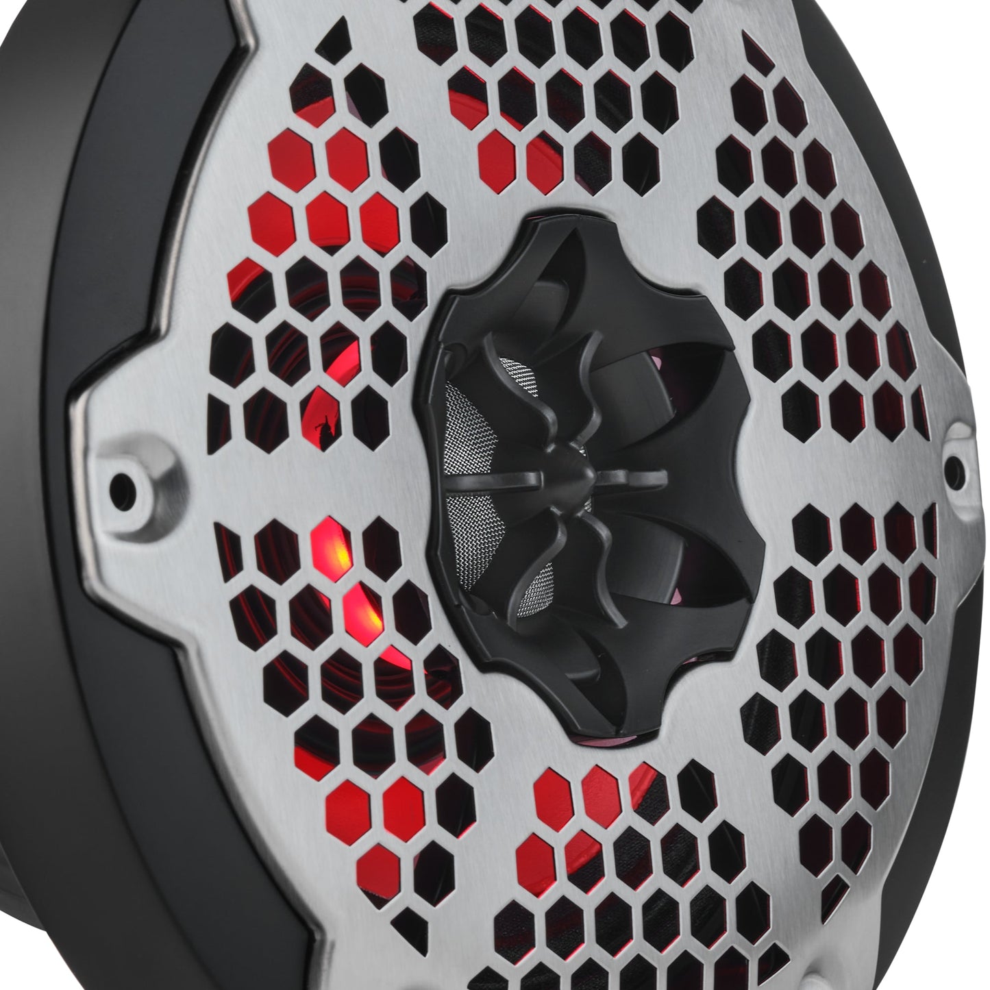 6.5” Marine 2-Way Hybrid Speaker with RGB LED, Compression Driver and Neodymium Magnet | 250W RMS 4-Ohm