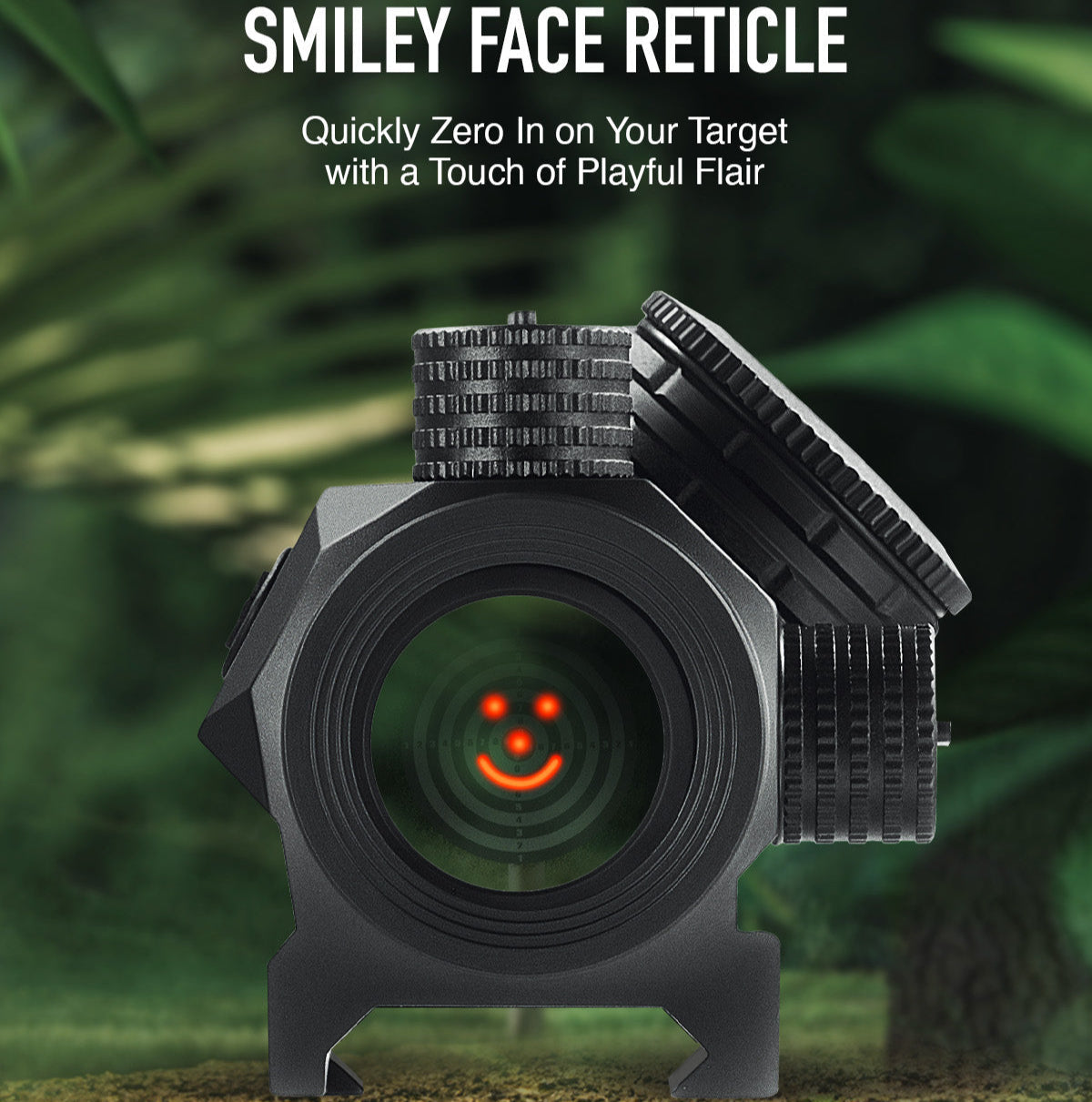 Pinty Nova Smiley Face 2MOA Red Dot Sight