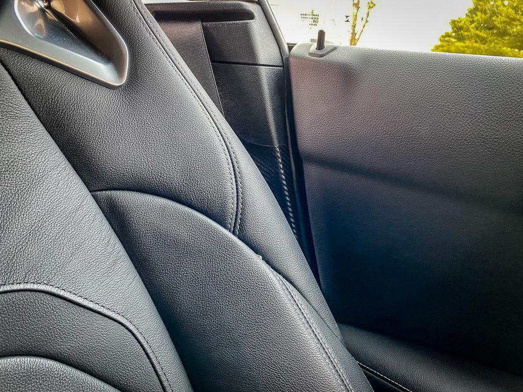 3D Carbon Seatbelt Buckle Panel Scuff Guard - 2020+ Supra