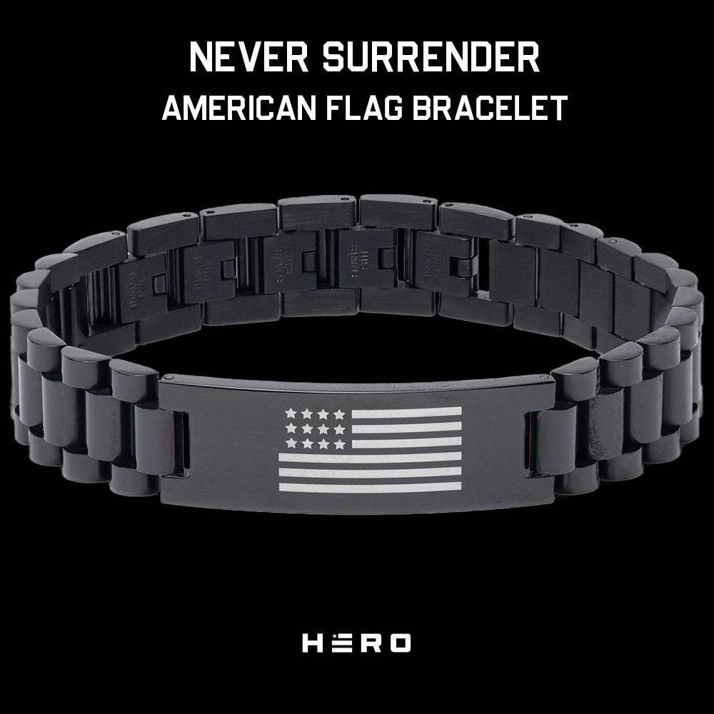 Never Surrender Patriot Bracelet: Helps Pair Veterans With A Service Dog Or Shelter Dog -Faire
