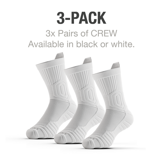CloudFusion Athletic Cushioned Crew Socks - Summer