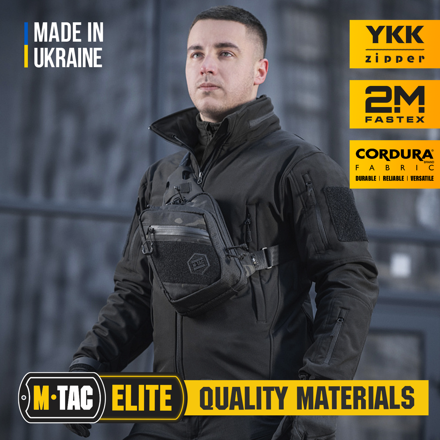 M-Tac Sling Pistol Bag with Loop Panel Elite