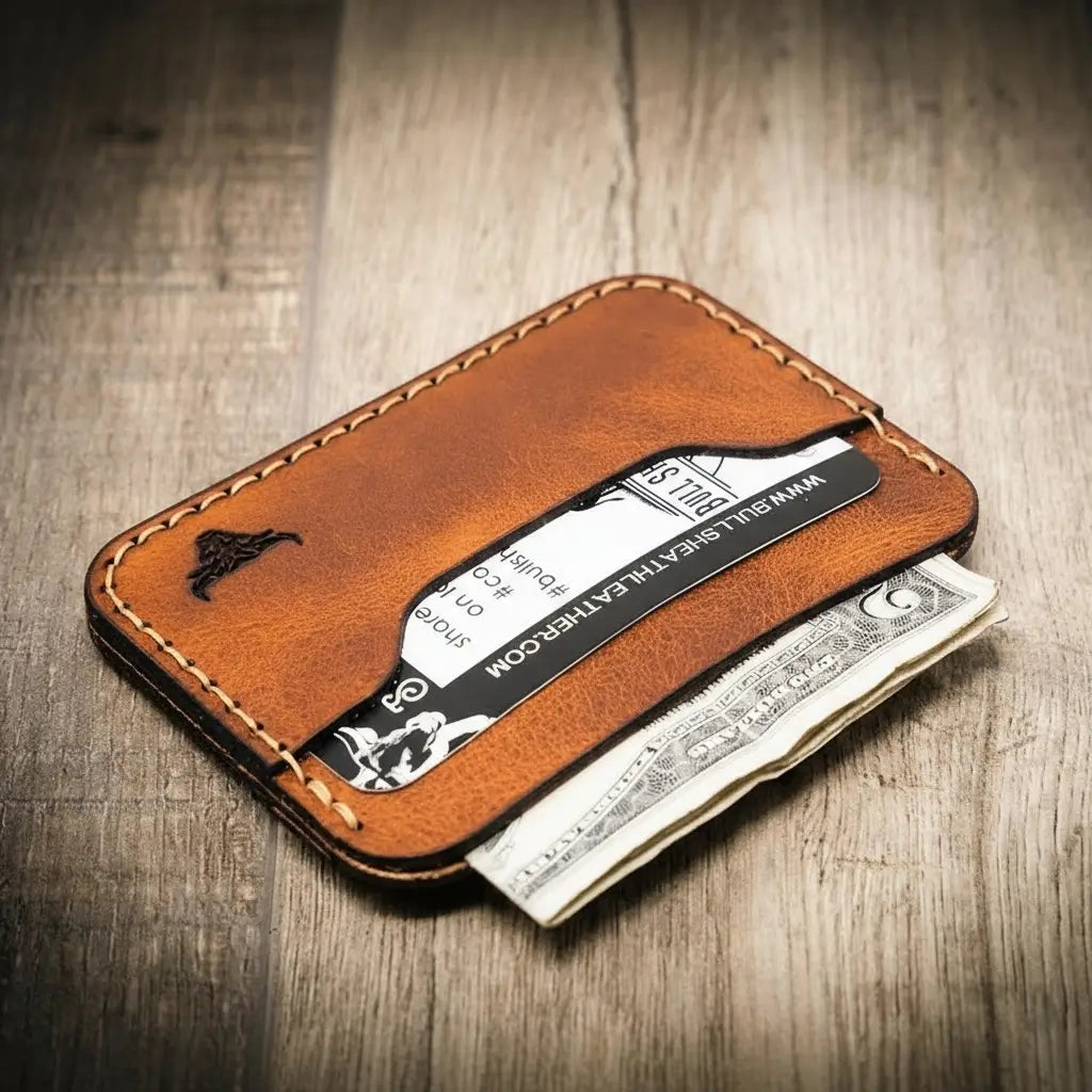 Pflugerville Card Wallet - Chestnut Brown