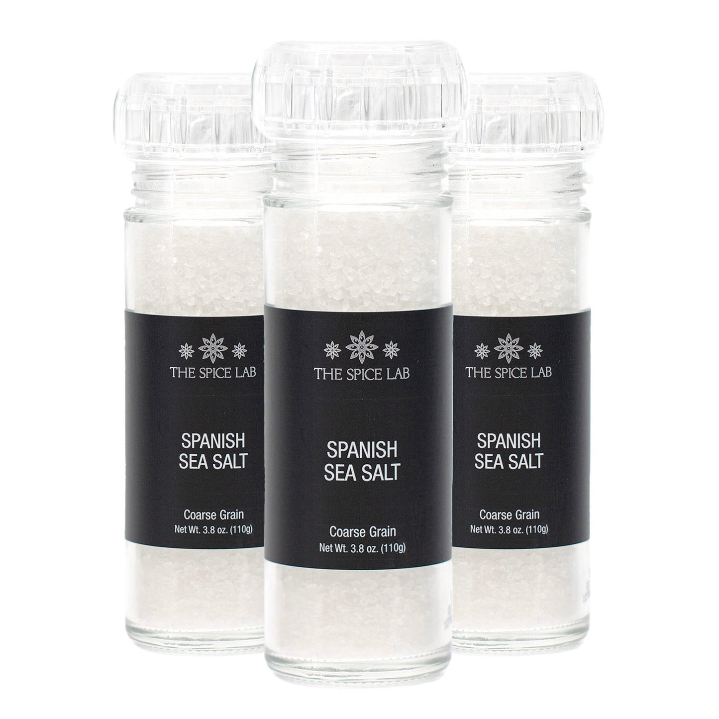 Spanish Sea Salt (Coarse Grain) with Grinder-3 Pack