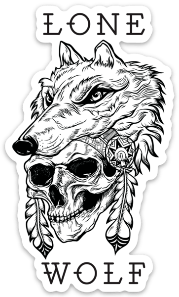 Lone Wolf Decal