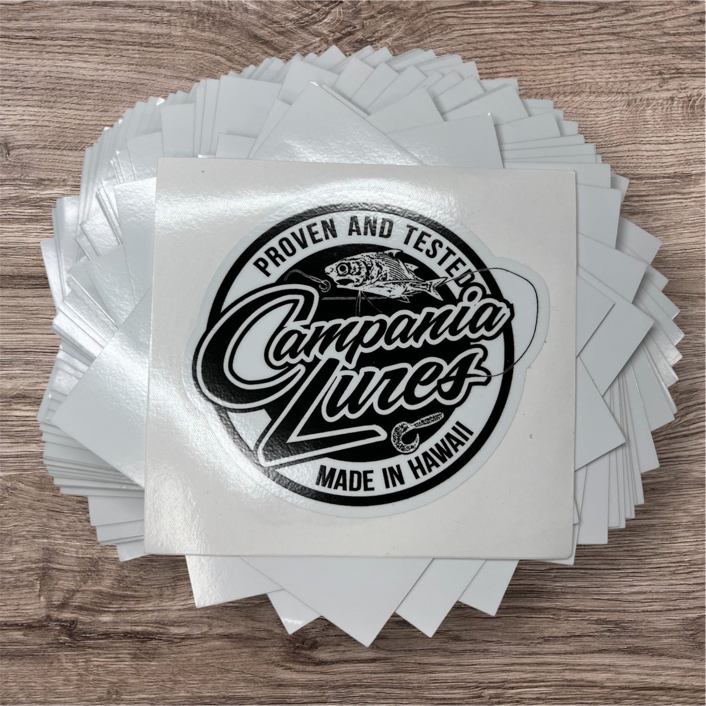4" Campania Lures OG Sticker.