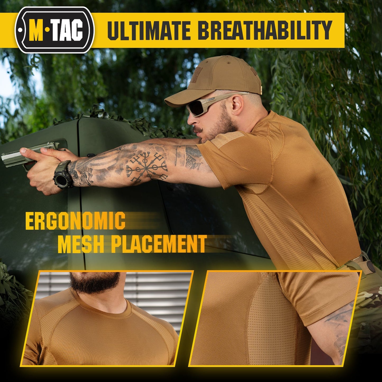 M-Tac T-Shirt Athletic Tactical Gen II with Loop Panels