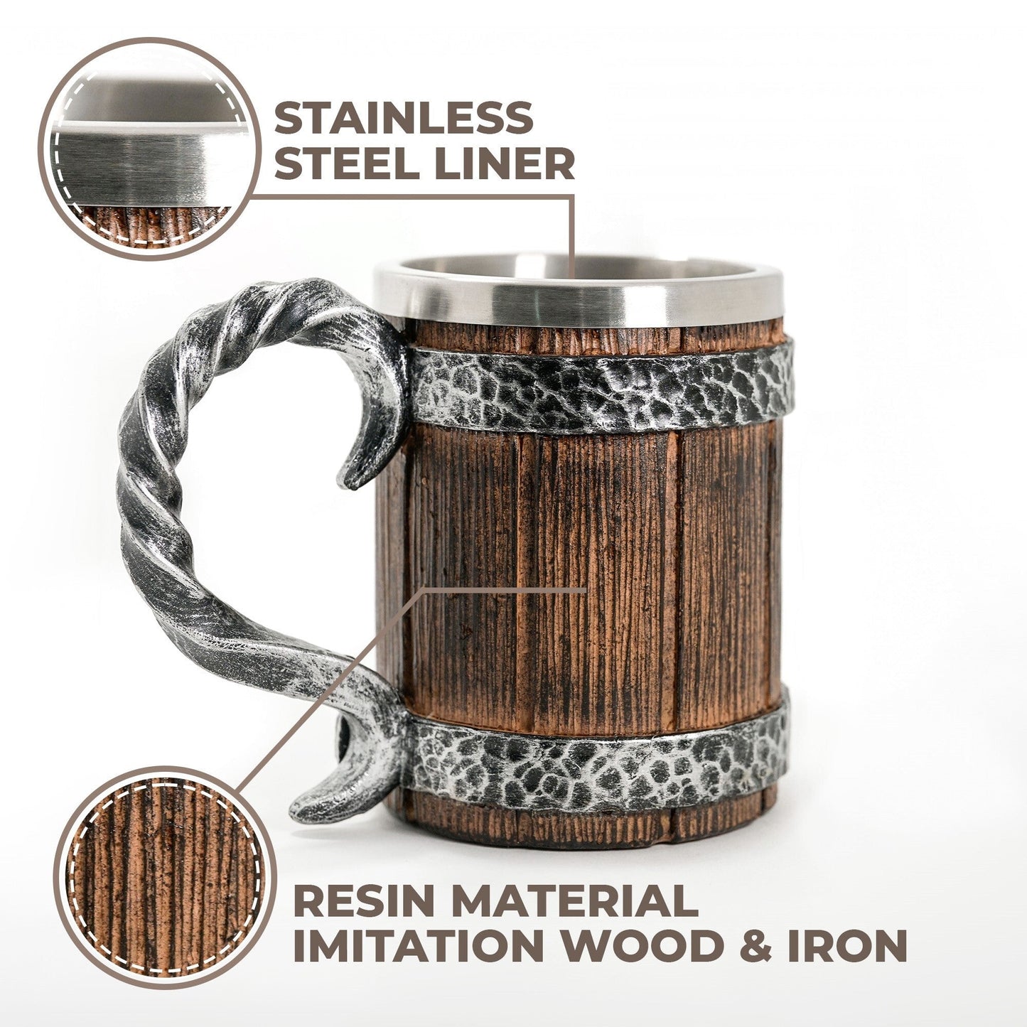 Beer Barrel Tankard