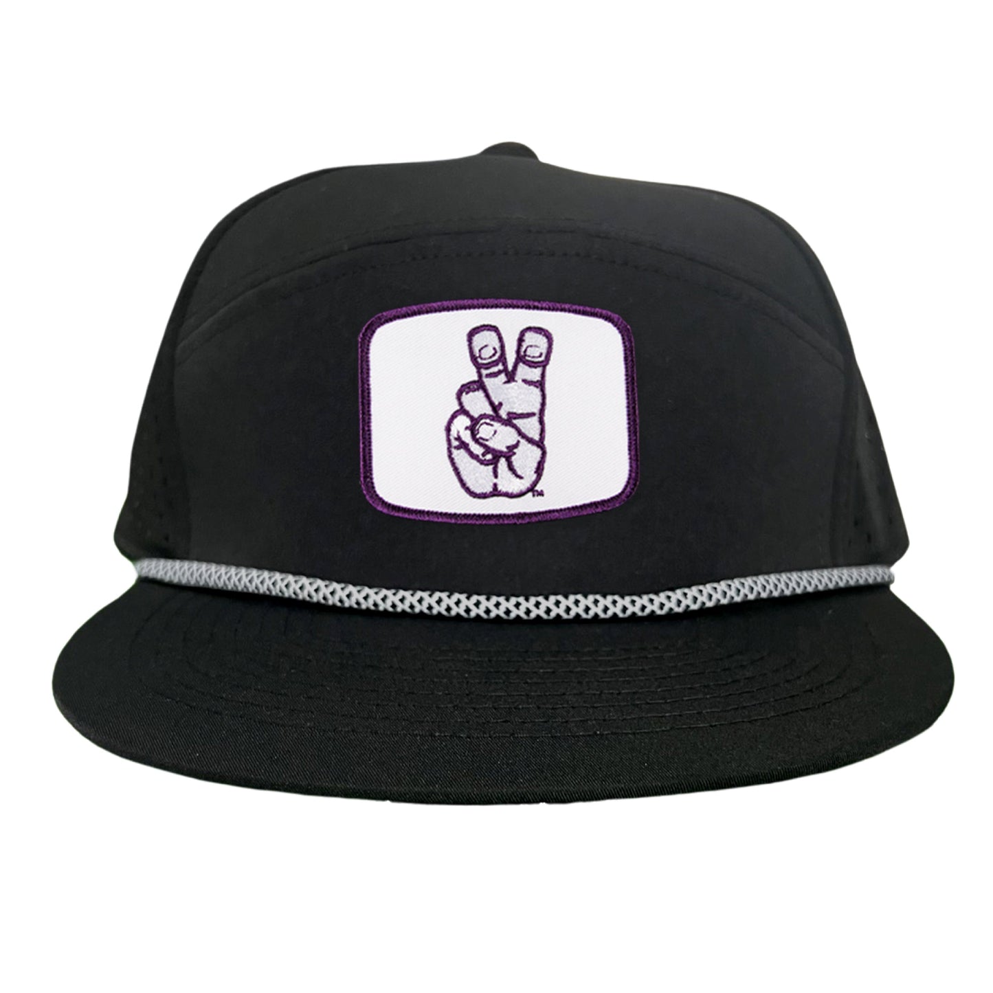 TCU Frog Hand Square Shape / Curved Bill Mesh Snapback / 126 / TCU001