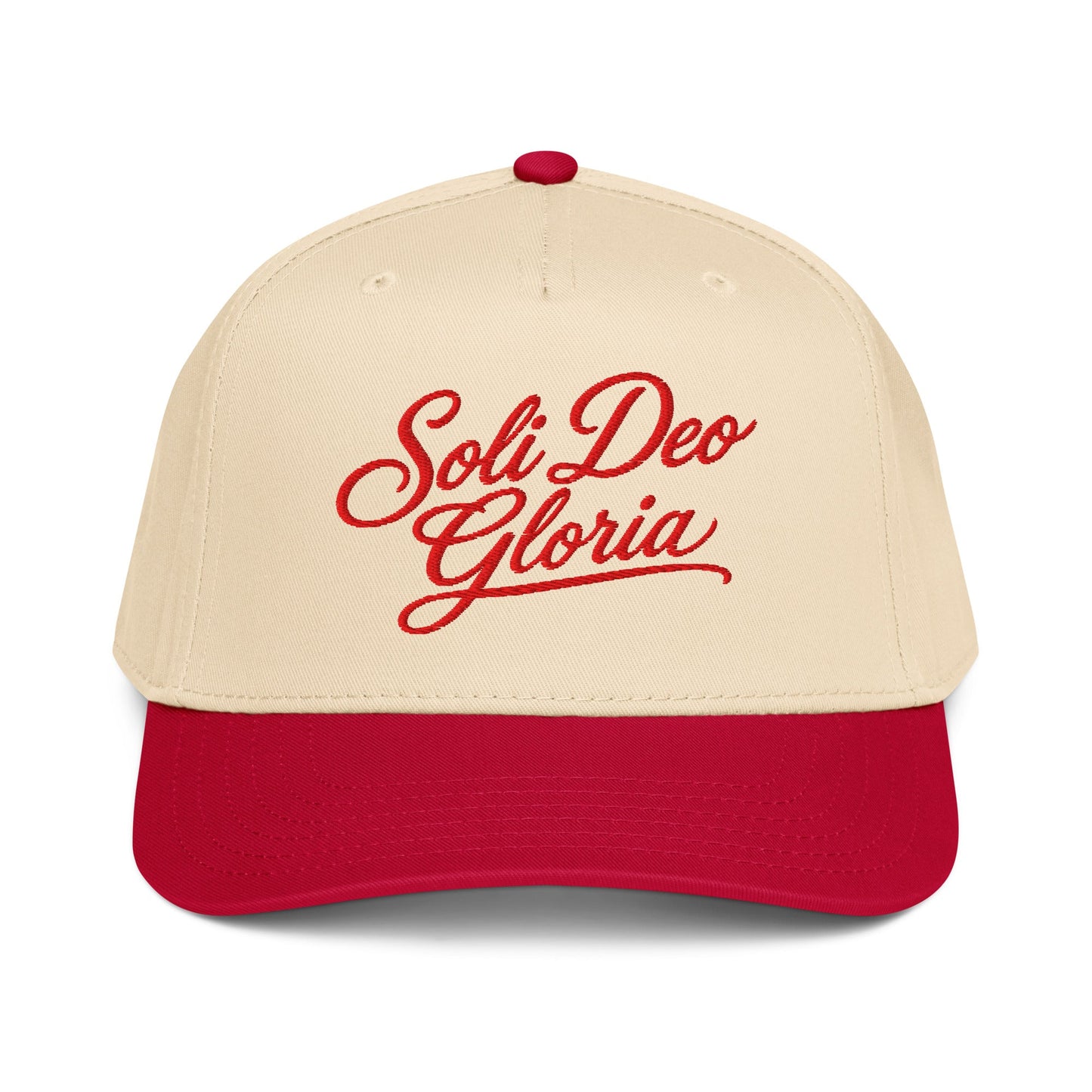 Soli Deo Gloria Script Hat (Red)