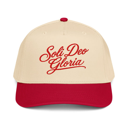Soli Deo Gloria Script Hat (Red)