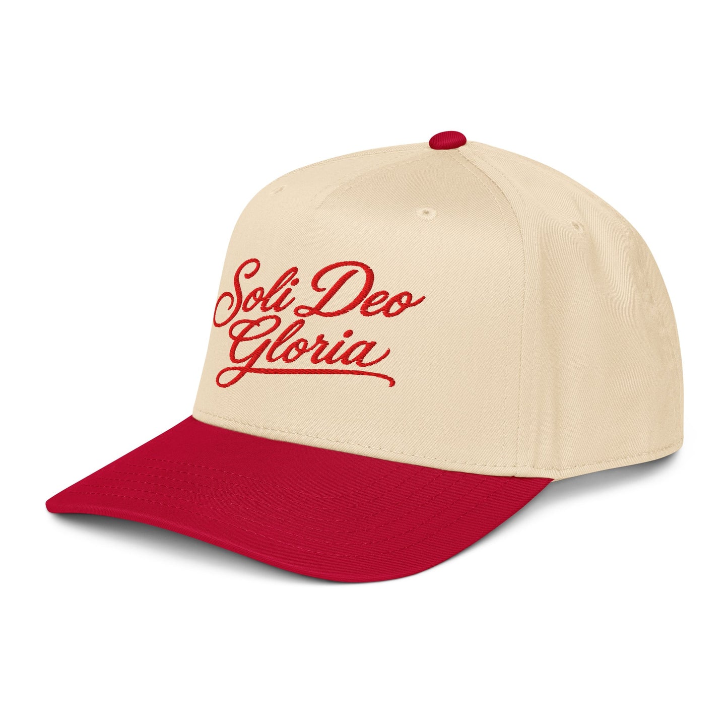 Soli Deo Gloria Script Hat (Red)