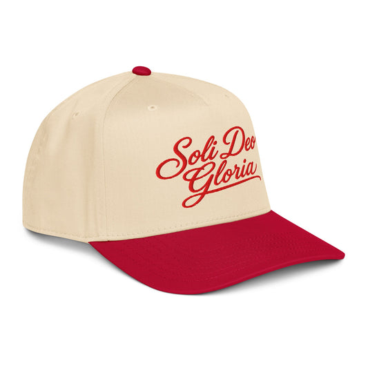 Soli Deo Gloria Script Hat (Red)