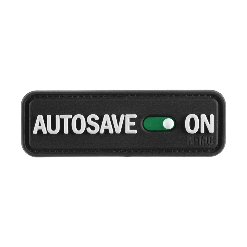 M-Tac Morale Patch Auto Save On
