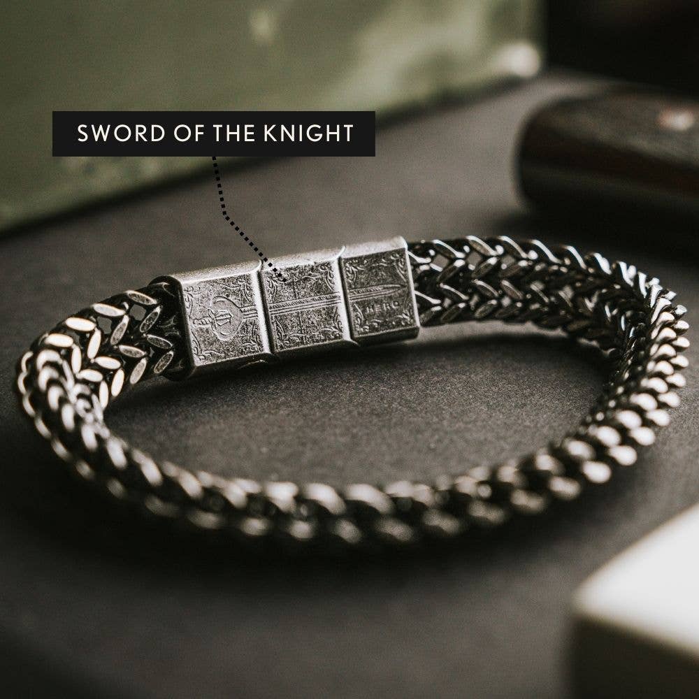 The Hero Company- Knight's Creed BELIEVE Credo Bracelet: Helps Pair Veterans with Service or Shelter Dogs