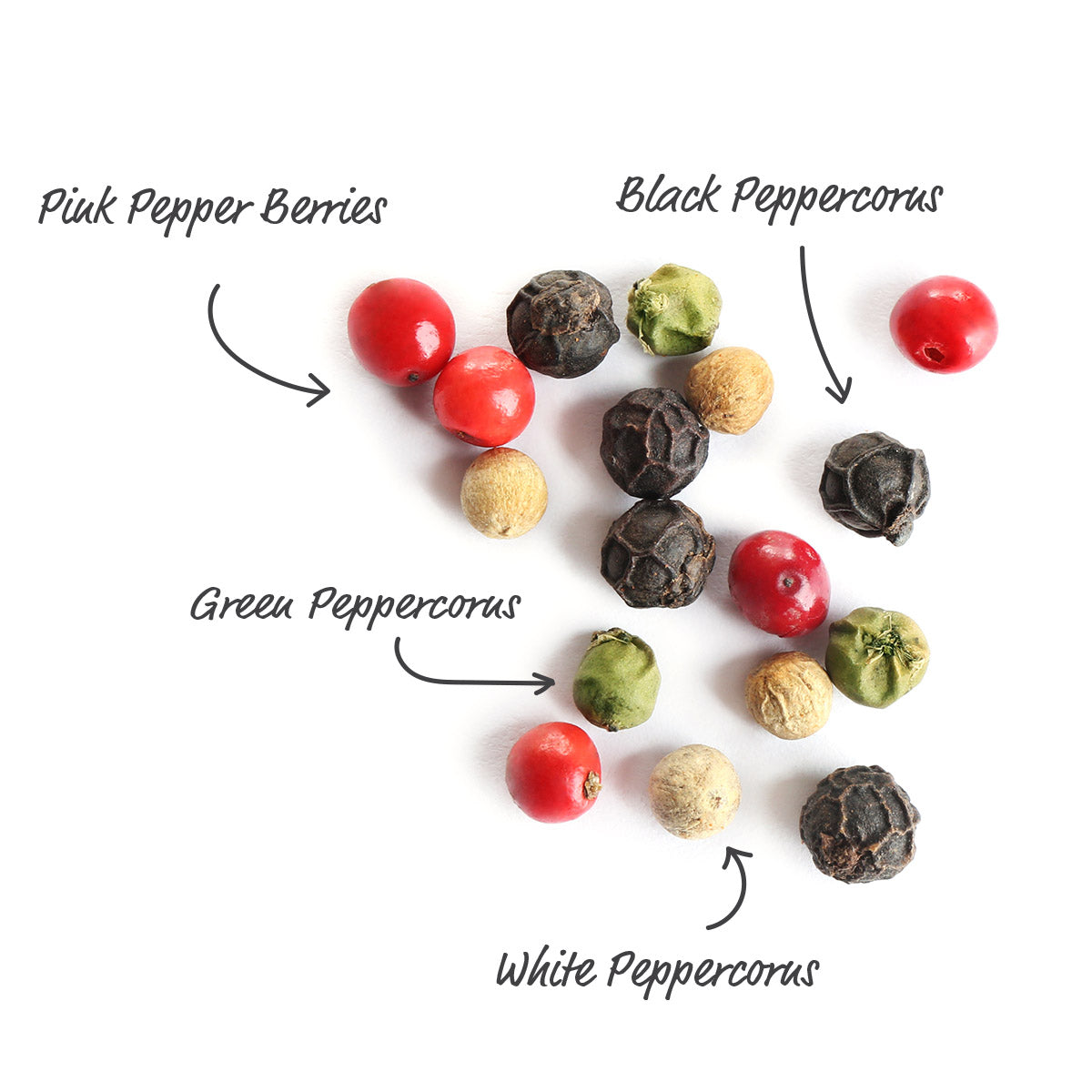Four Pepper Blend with Grinder-3 Pack