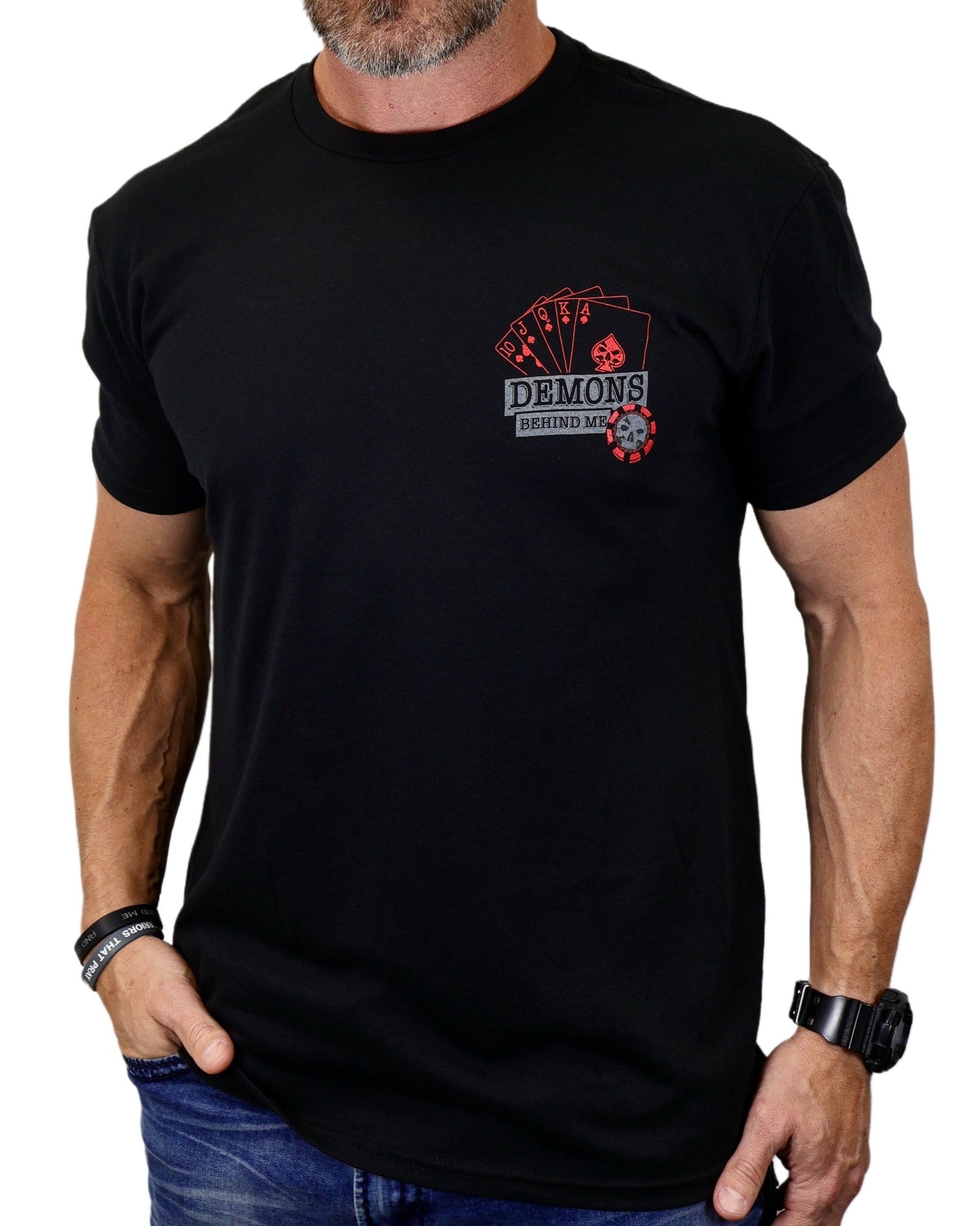 The "Gambler" Black Tee
