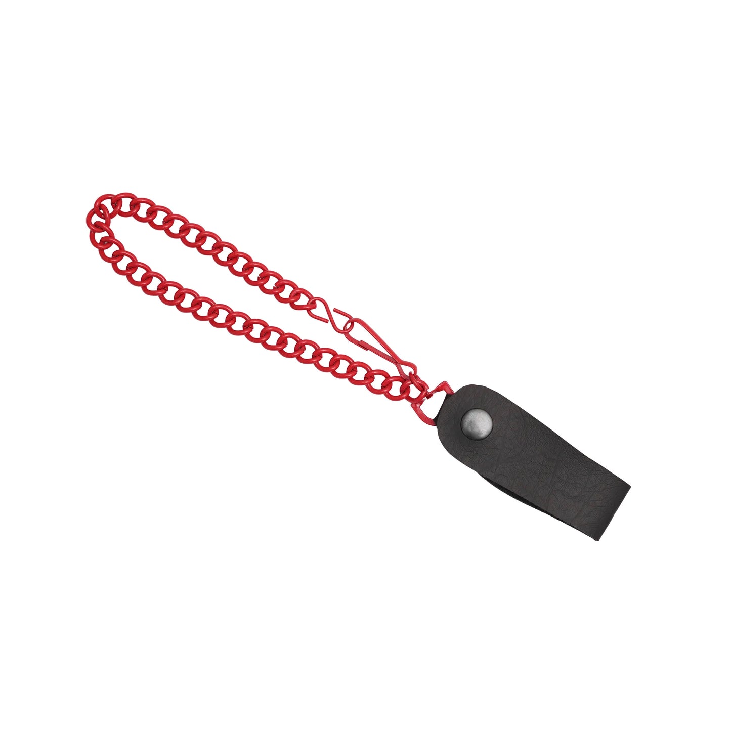 Classic Red Heavy-Duty Wallet Chain with Snap-On Belt Loop - 13 Inch