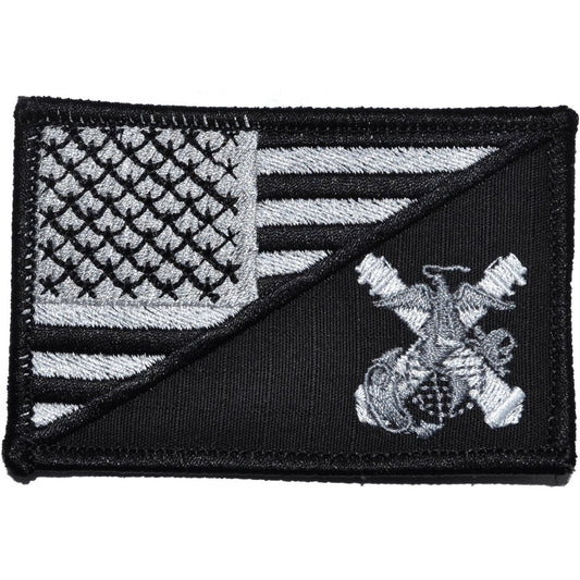 USMC Artillery USA Flag - 2.25x3.5 Patch