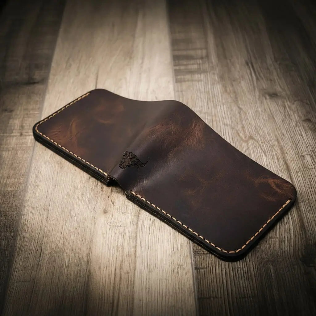 Rio Grande Bifold Wallet - Full Grain Leather | Handmade in Texas