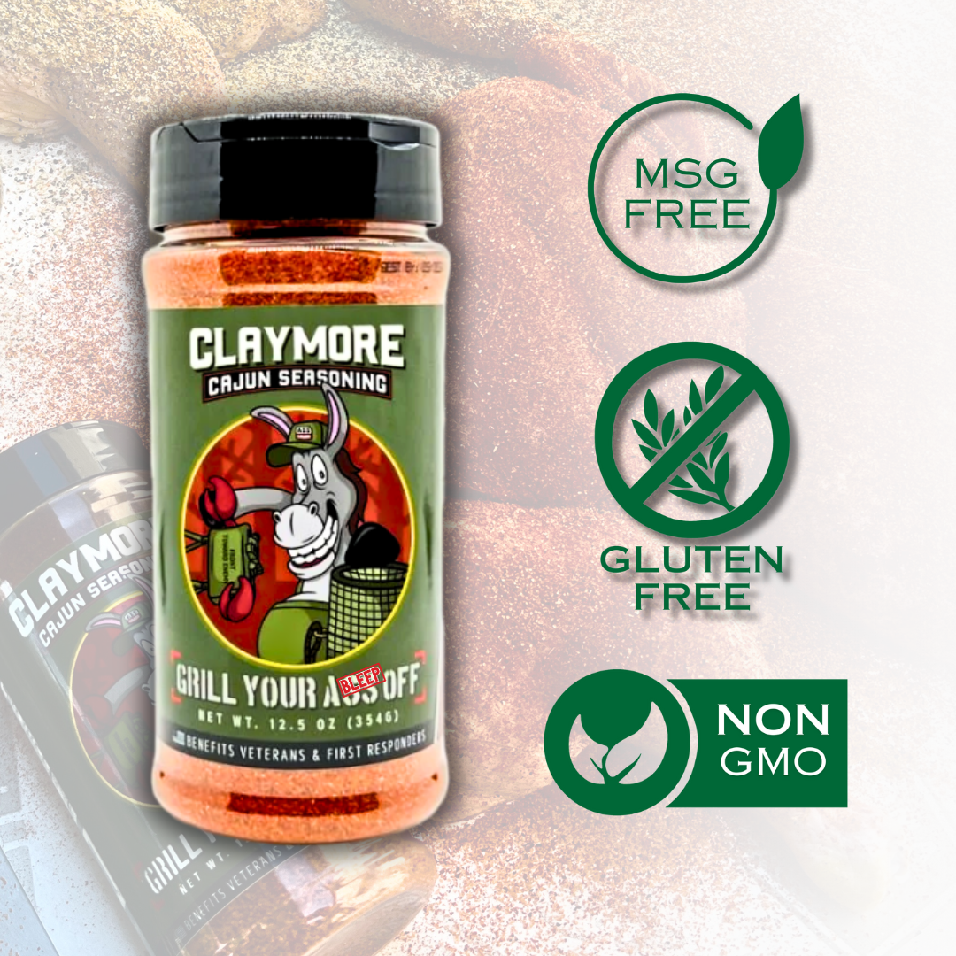 Claymore Cajun Seasoning™ – Bold Flavor for Seafood, Grill