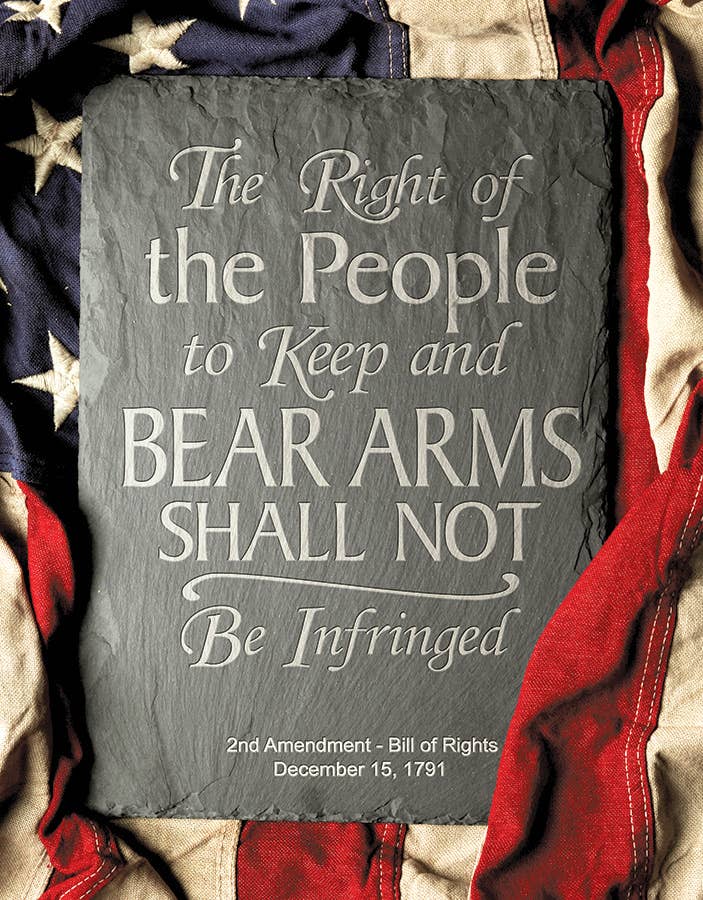 2nd Amendment Right Tin Sign