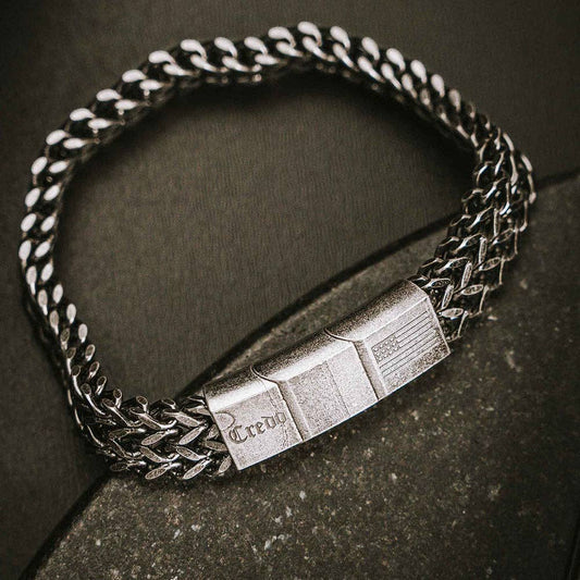 The Hero Company- Knight's Creed BELIEVE Credo Bracelet: Helps Pair Veterans with Service or Shelter Dogs
