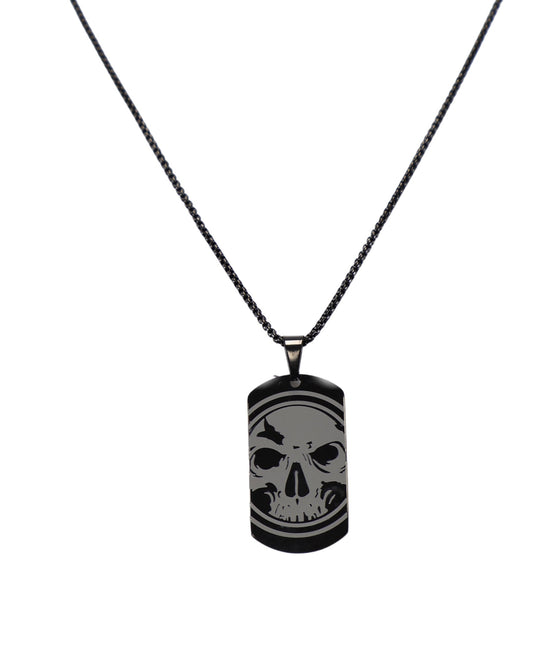 Stainless Steel Double-sided Dog Tag Necklace (2 Color Options)