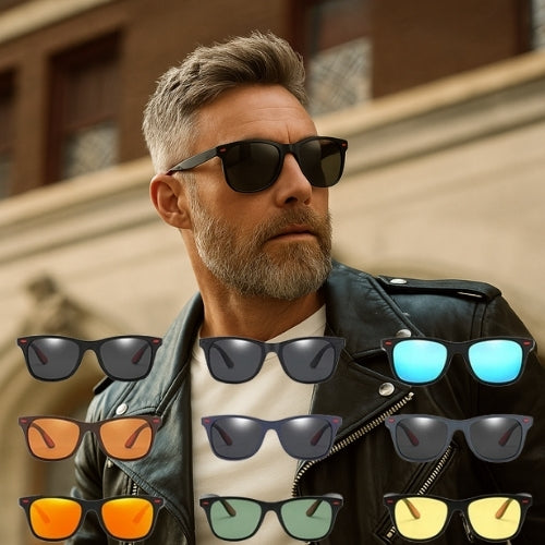 Hot Sale Polarized Square Sunglasses – Classic UV400 Driving & Travel Shades for Men and Women